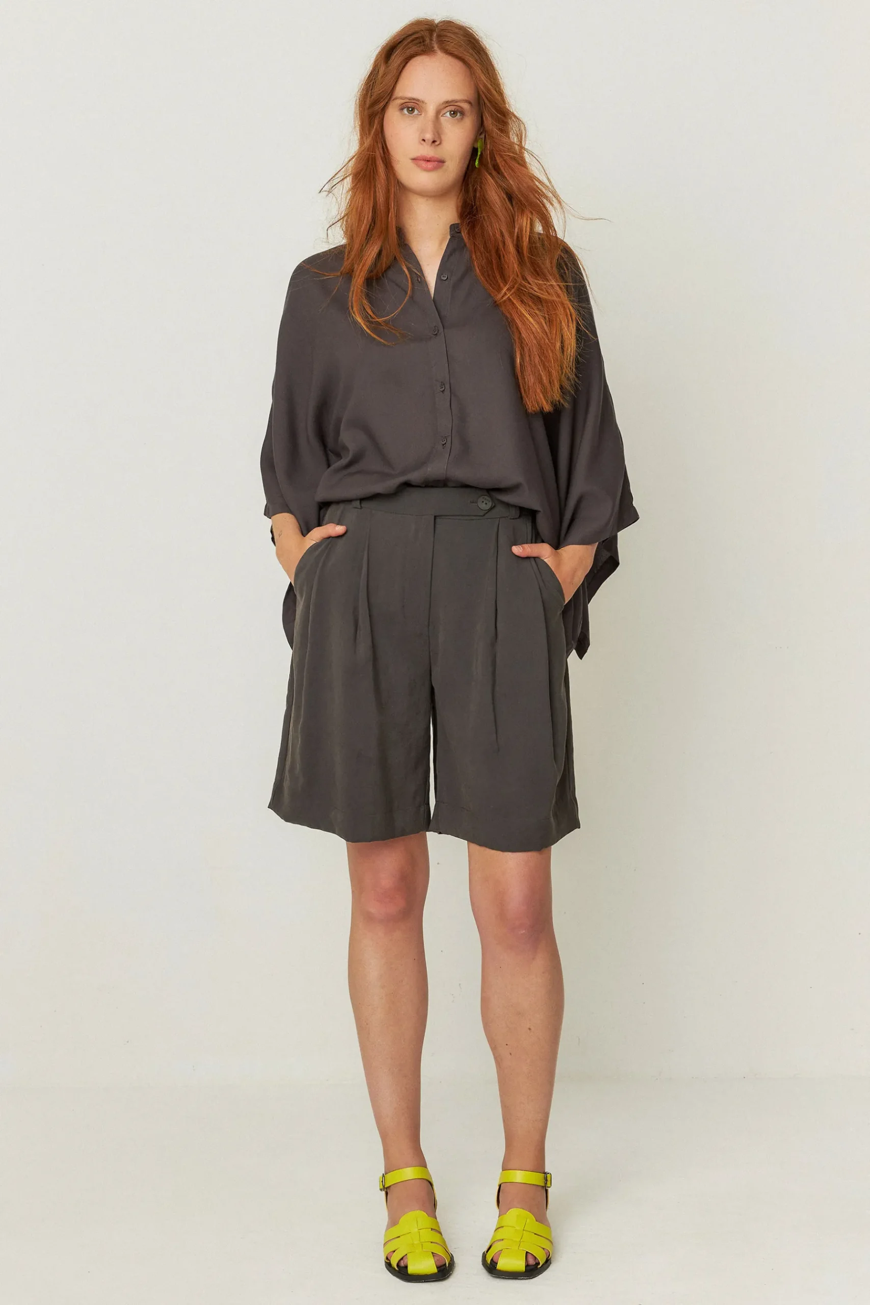 SKFK CAMISA DOLTZA CAQUI OSCURO Sale