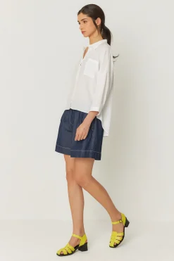 SKFK CAMISA MATTINA BLANCO Hot