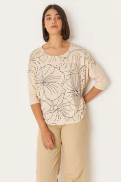 SKFK CAMISETA EKIZA BEIGE Fashion