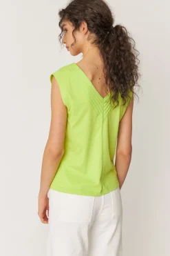 SKFK CAMISETA ZUNTZ-1-GOTS VERDE ÁCIDO Fashion