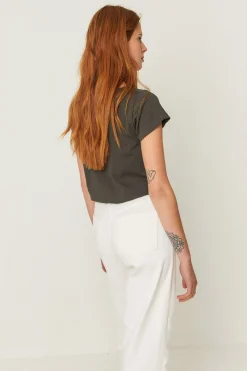 SKFK CAMISETA ZUNTZ-3-GOTS CAQUI OSCURO Fashion