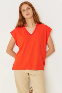 SKFK CAMISETA ZUNTZ-4-GOTS ROJO TEJA New