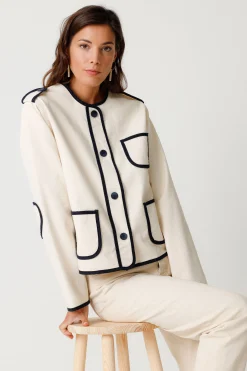 SKFK CHAQUETA AIKU CREMA Sale