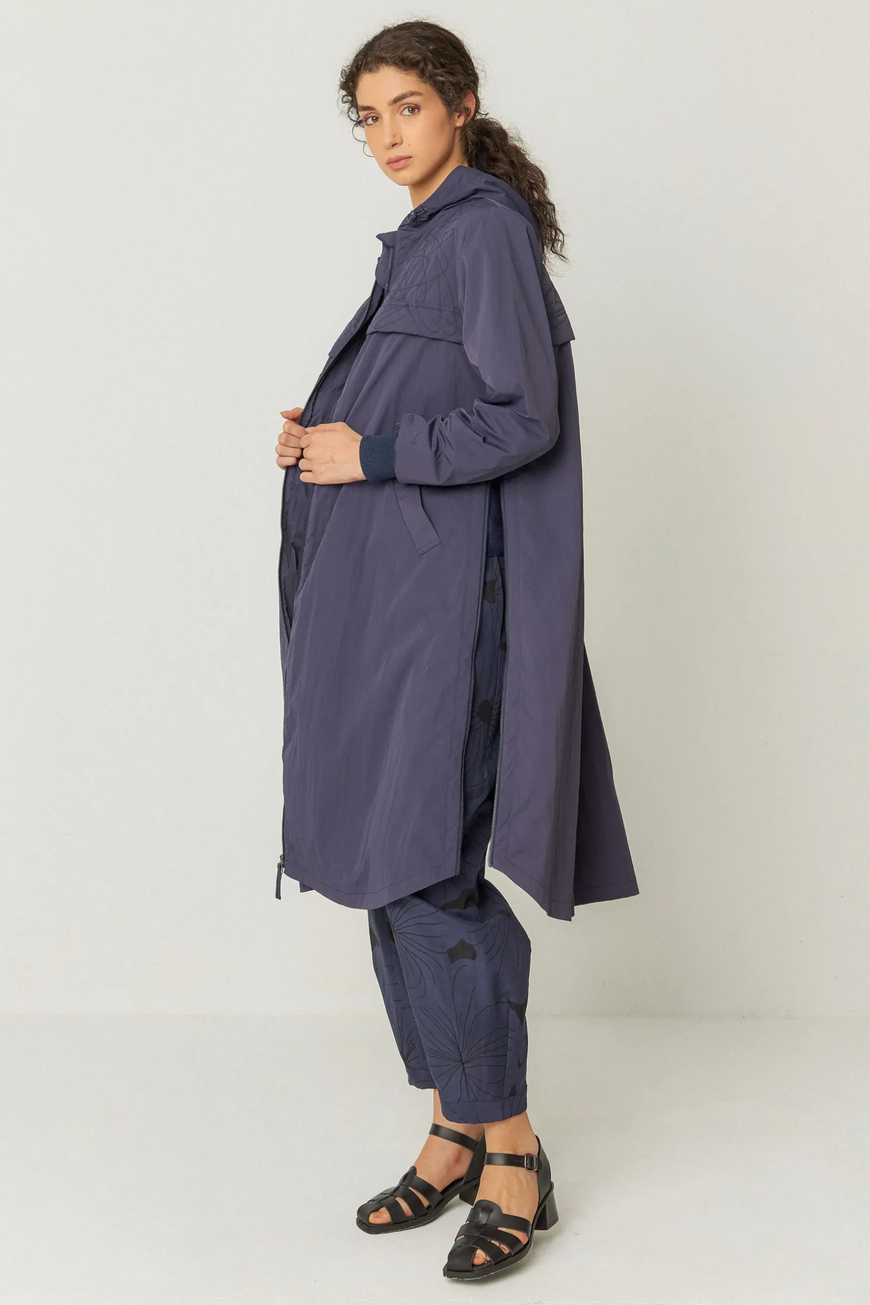 SKFK CHAQUETA IXONE AZUL MARINO VIOLETA Online