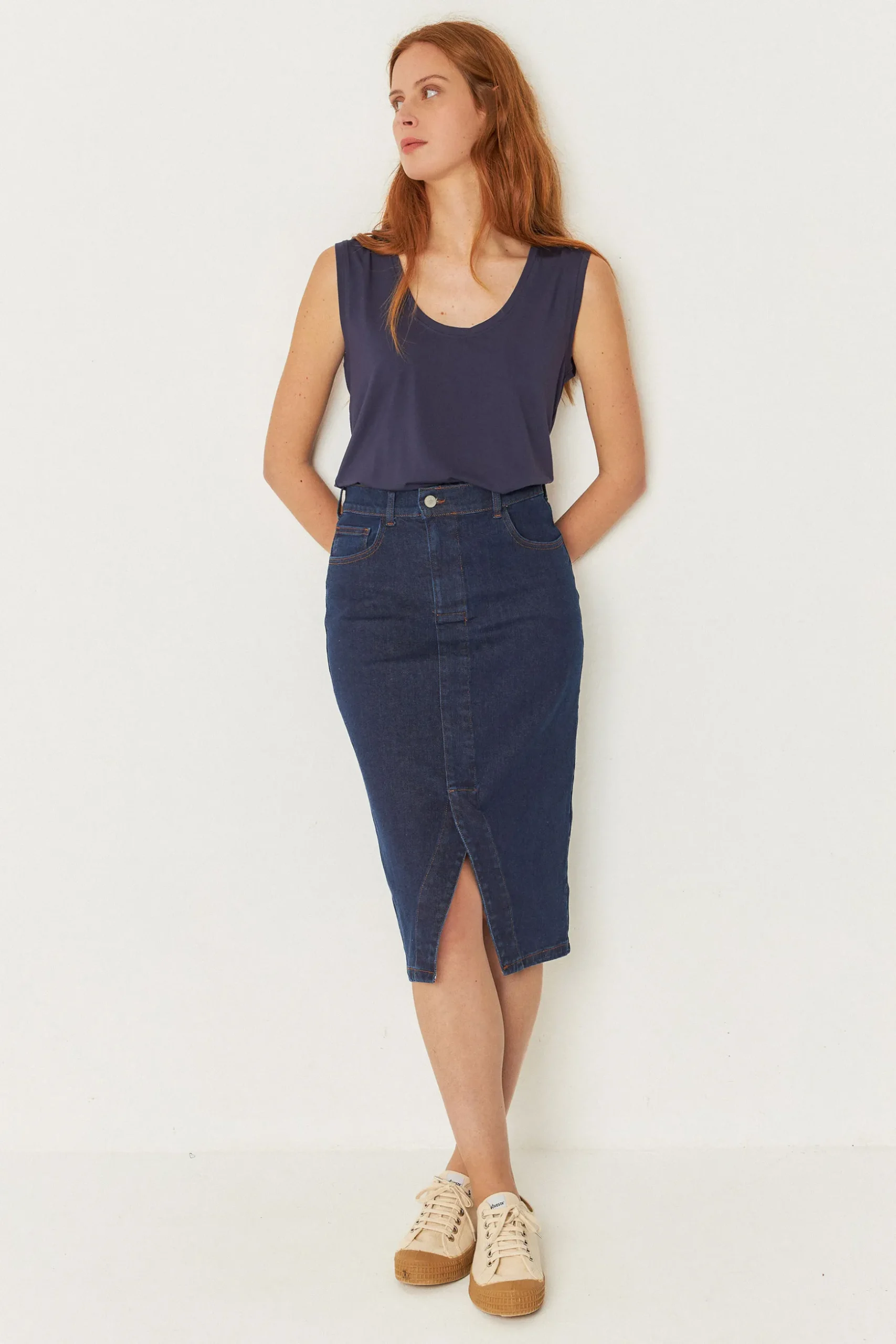 SKFK FALDA AINTZANE DENIM OSCURO Fashion