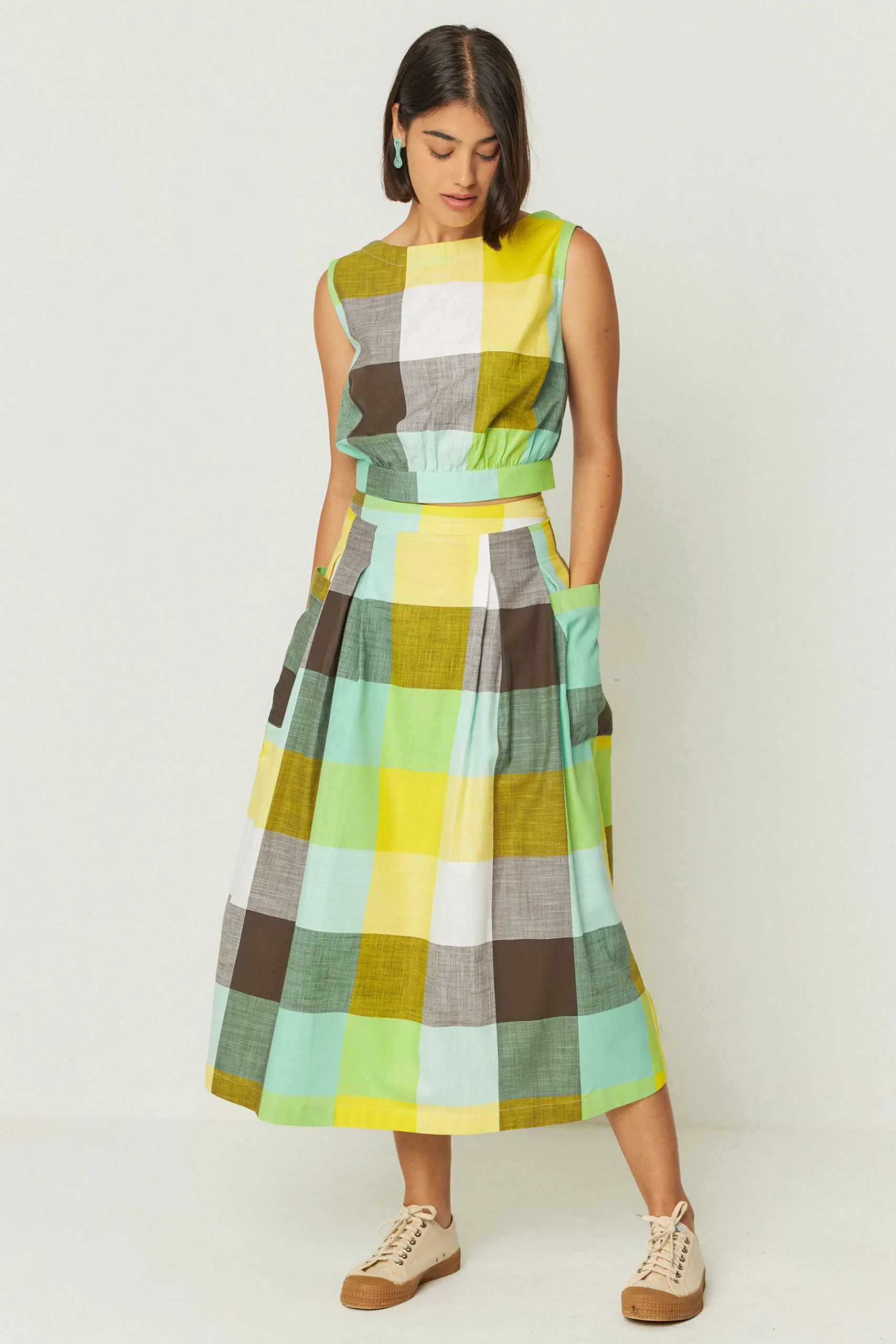 SKFK FALDA IRAMA-GOTS CHECKS Fashion