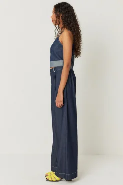SKFK PANTALÓN ALMIKE-GOTS VAQUERO CRUDO Clearance