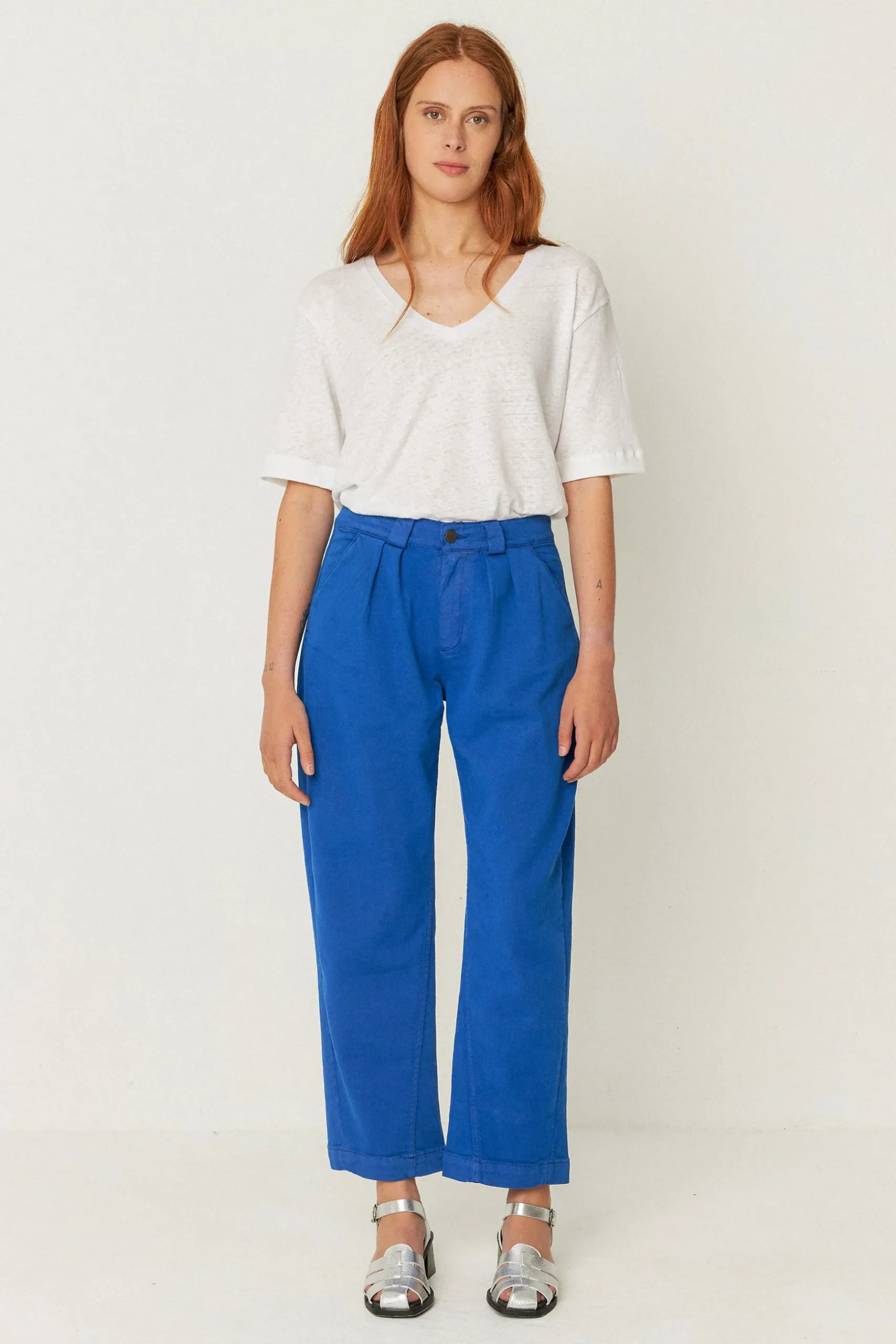 SKFK PANTALÓN AMATA AZUL ÍNDIGO Best