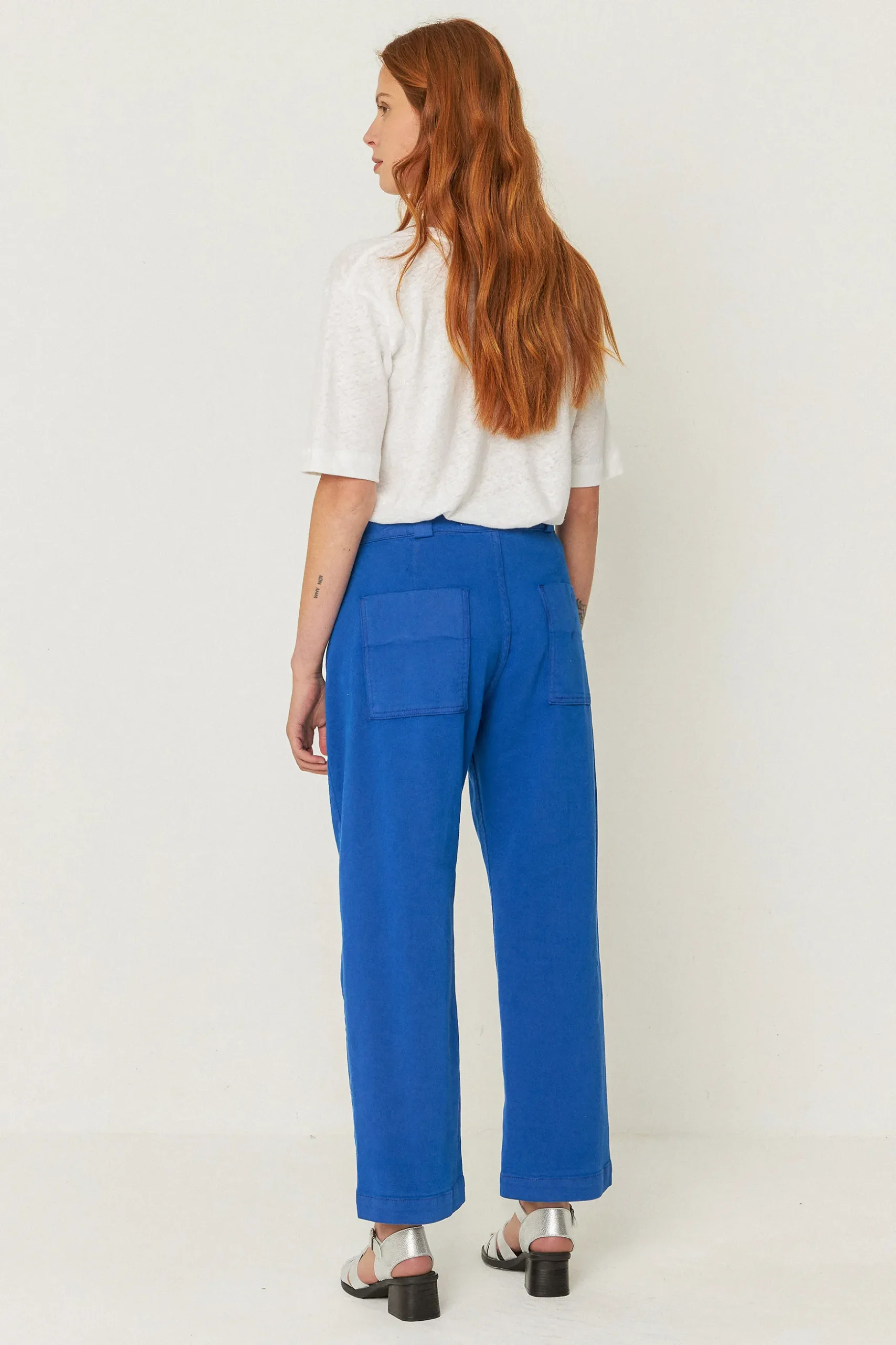 SKFK PANTALÓN AMATA AZUL ÍNDIGO Best