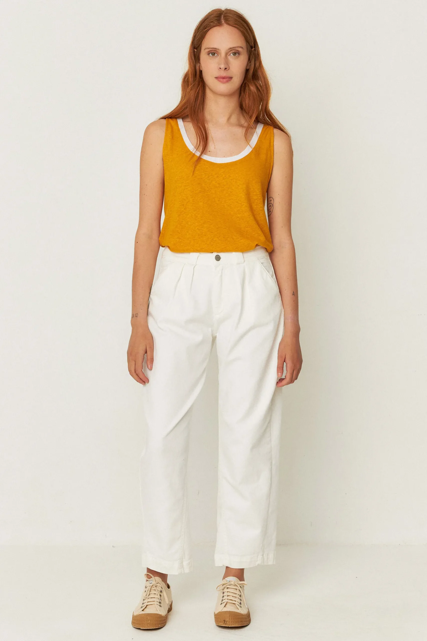 SKFK PANTALÓN AMATA BLANCO Outlet