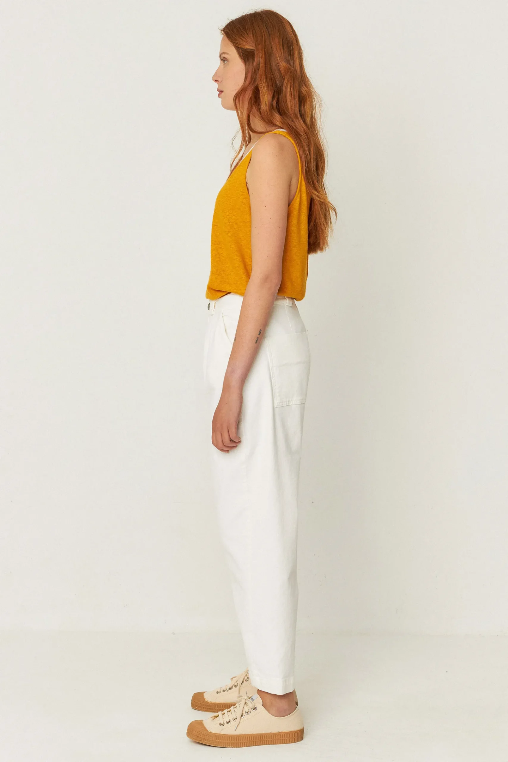SKFK PANTALÓN AMATA BLANCO Outlet