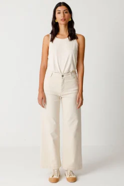 SKFK PANTALÓN ANE CREMA Fashion