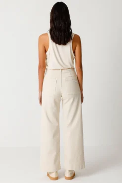 SKFK PANTALÓN ANE CREMA Fashion