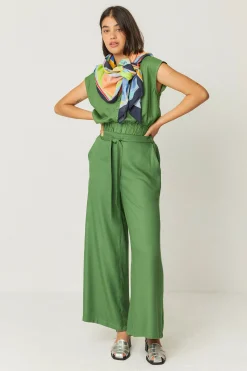 SKFK PANTALÓN DONA VERDE ALBAHACA Sale