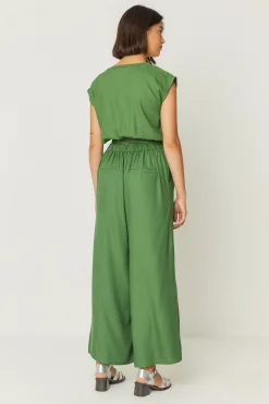 SKFK PANTALÓN DONA VERDE ALBAHACA Sale