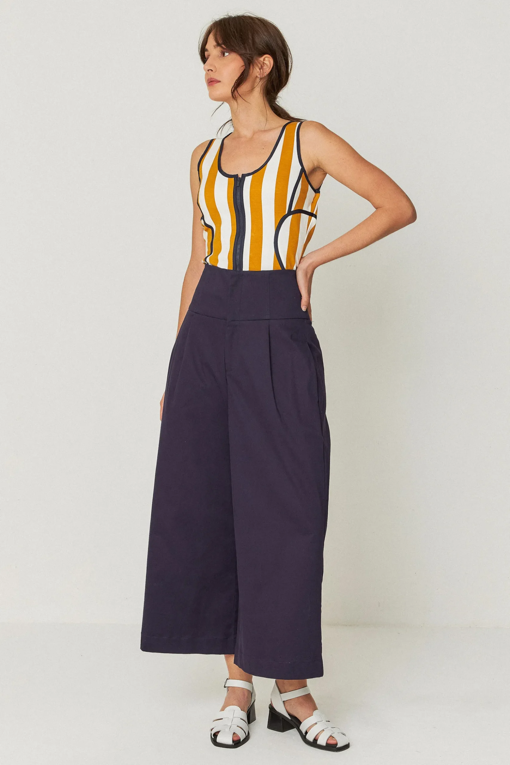 SKFK PANTALÓN ENA-GOTS AZUL MARINO VIOLETA Fashion