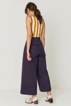 SKFK PANTALÓN ENA-GOTS AZUL MARINO VIOLETA Fashion