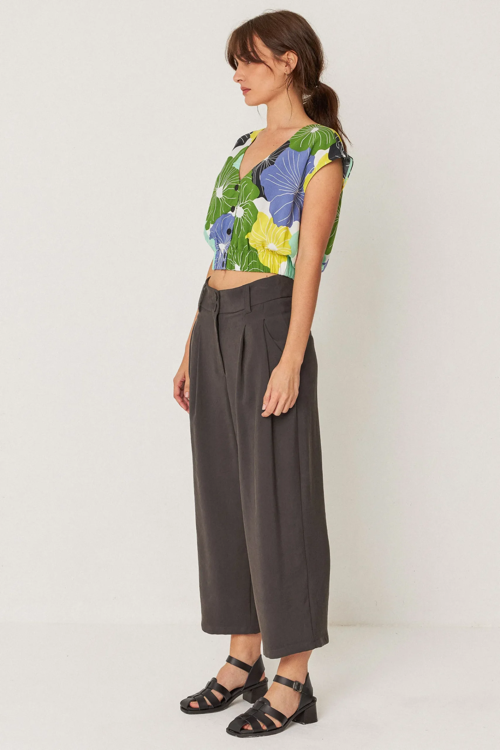 SKFK PANTALÓN ESTI CAQUI OSCURO Clearance