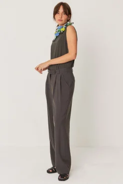 SKFK PANTALÓN HAIDE CAQUI OSCURO New