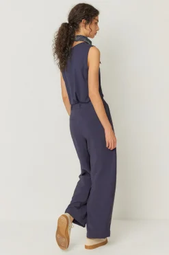 SKFK PANTALÓN HAIDE AZUL MARINO VIOLETA Fashion