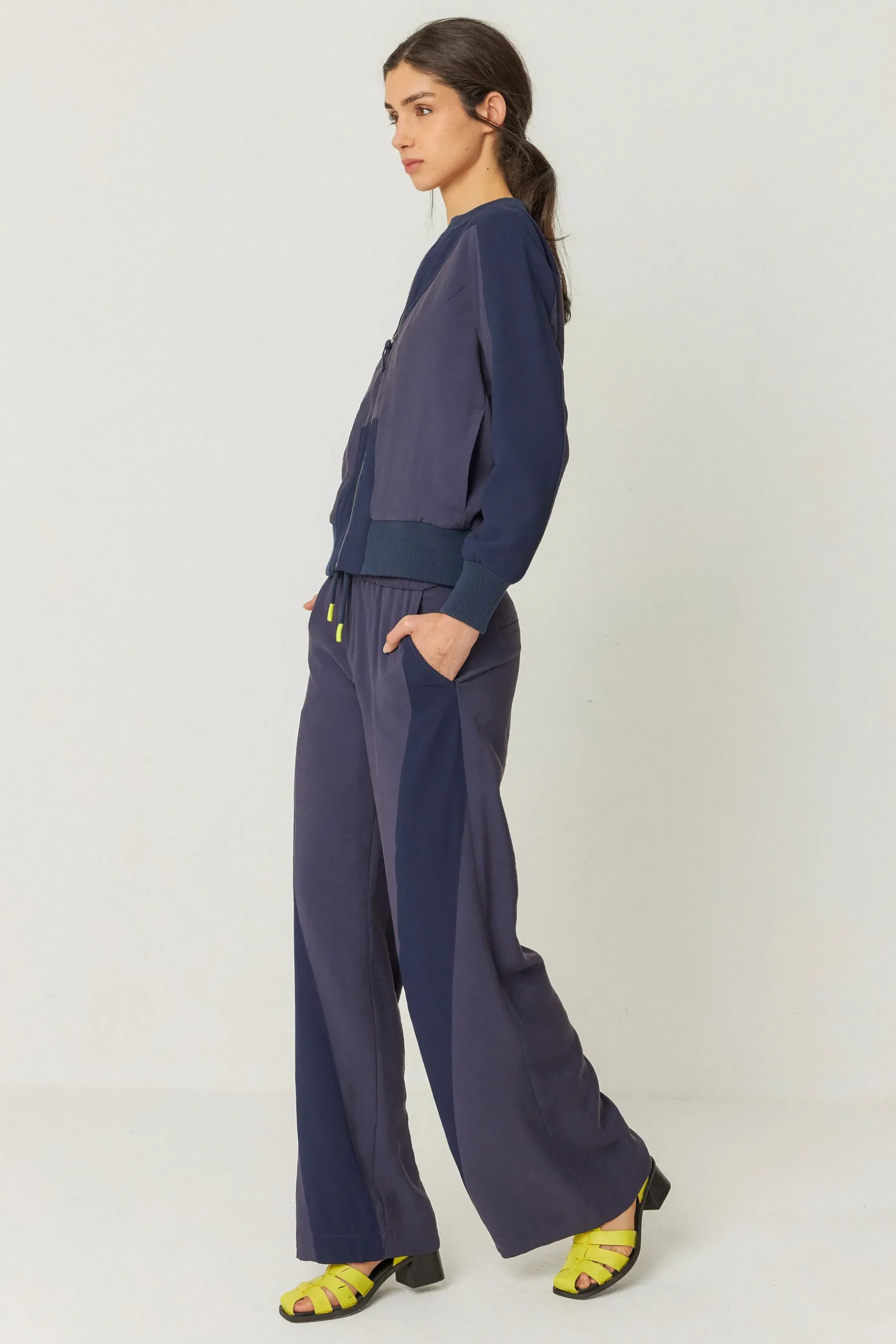 SKFK PANTALÓN IGONE AZUL MARINO VIOLETA New