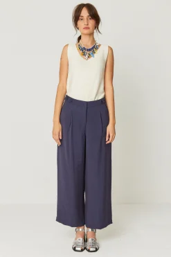 SKFK PANTALÓN ILIA AZUL MARINO VIOLETA Online