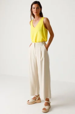 SKFK PANTALÓN ILIA CREMA Best