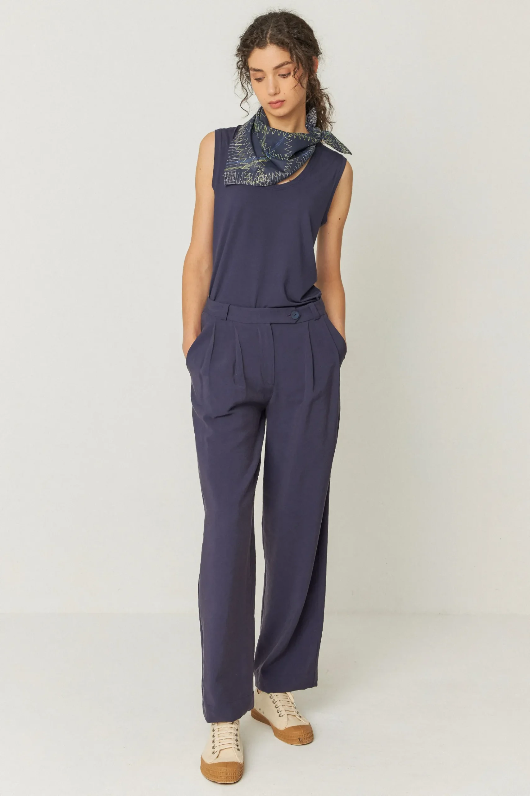 SKFK PAÑUELO SUTSU-GOTS AZUL MARINO VIOLETA New