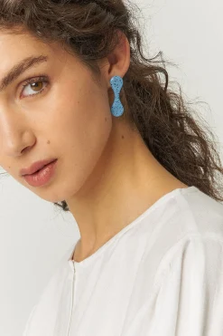 SKFK PENDIENTES INFINITE AZUL CIELO Outlet
