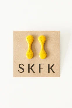 SKFK PENDIENTES INFINITE AMARILLO AZAFRÁN Sale