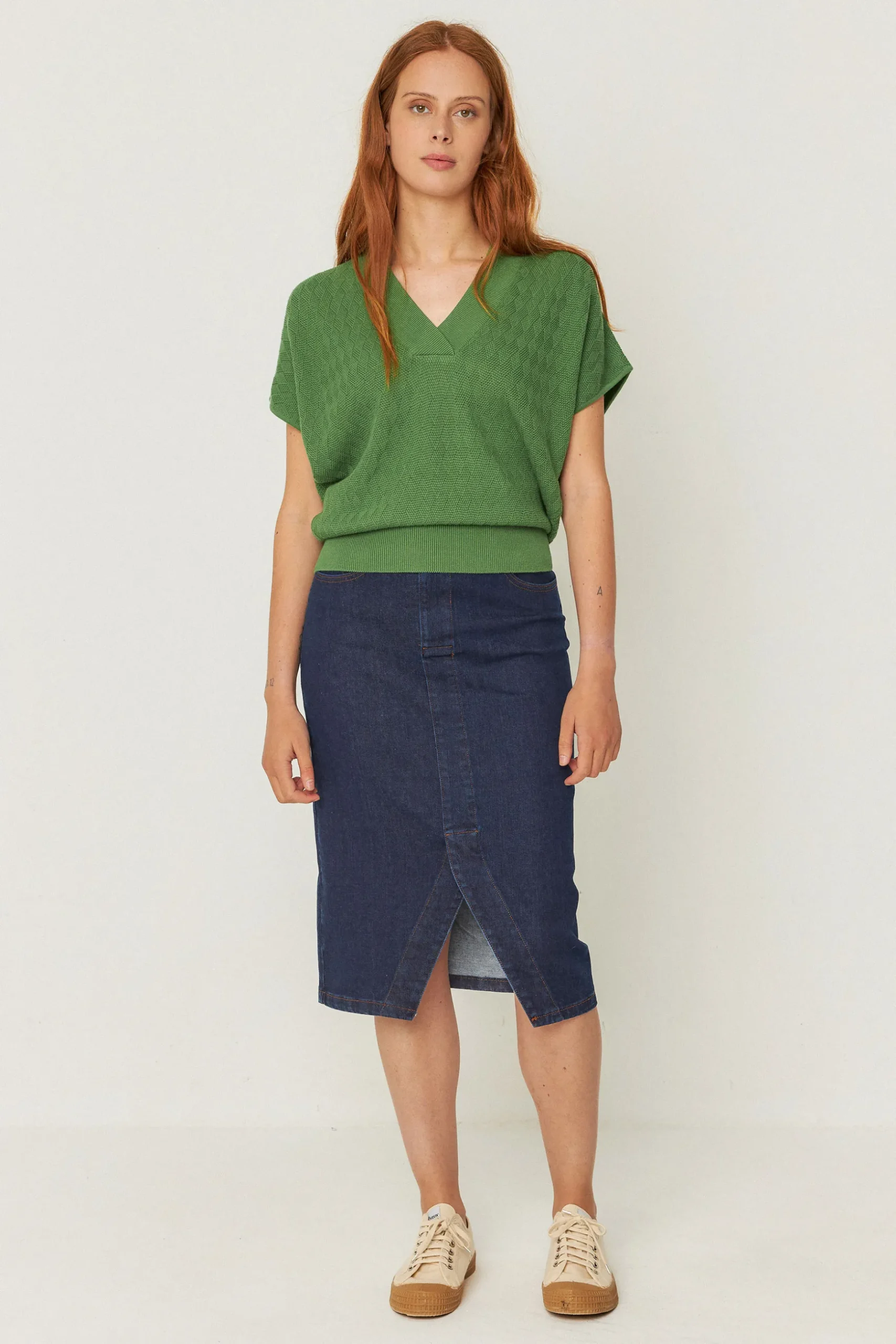 SKFK SUÉTER GARAZI-GOTS VERDE ALBAHACA Outlet