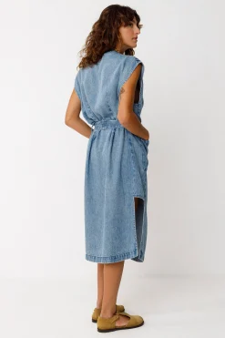 SKFK VESTIDO ADAR - FSC VAQUERO CRUDO Discount