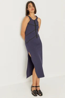 SKFK VESTIDO DEI AZUL MARINO VIOLETA Hot