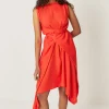 SKFK VESTIDO HABENE ROJO Clearance