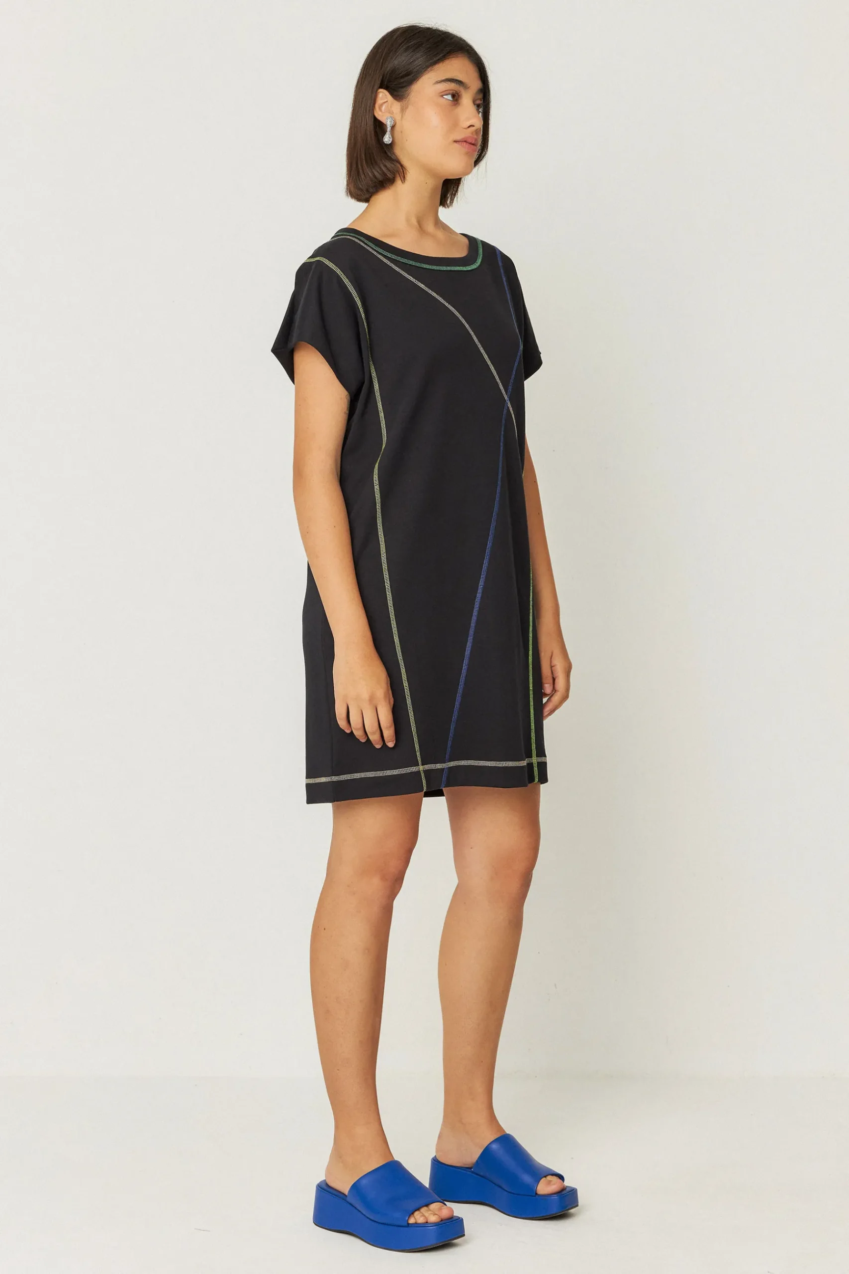 SKFK VESTIDO KALARE-GOTS NEGRO Fashion