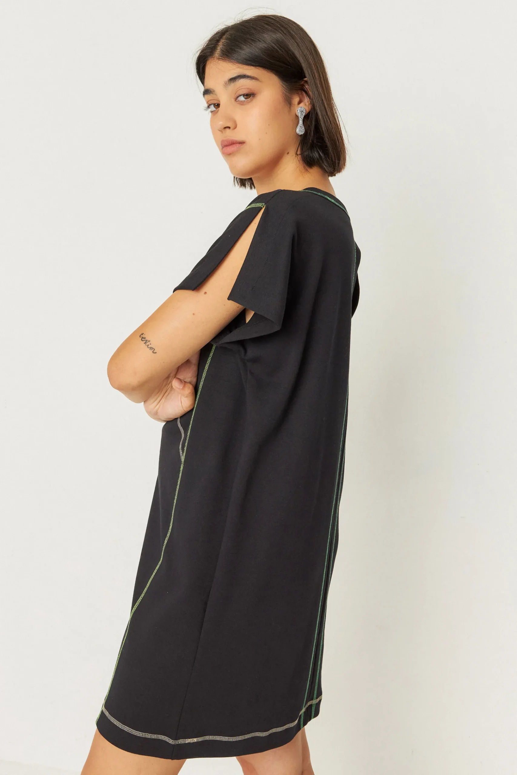 SKFK VESTIDO KALARE-GOTS NEGRO Fashion