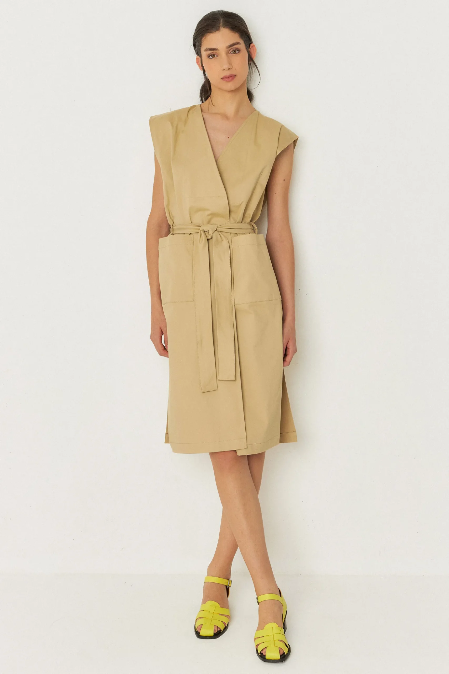 SKFK VESTIDO LURRA-GOTS ARENA Fashion