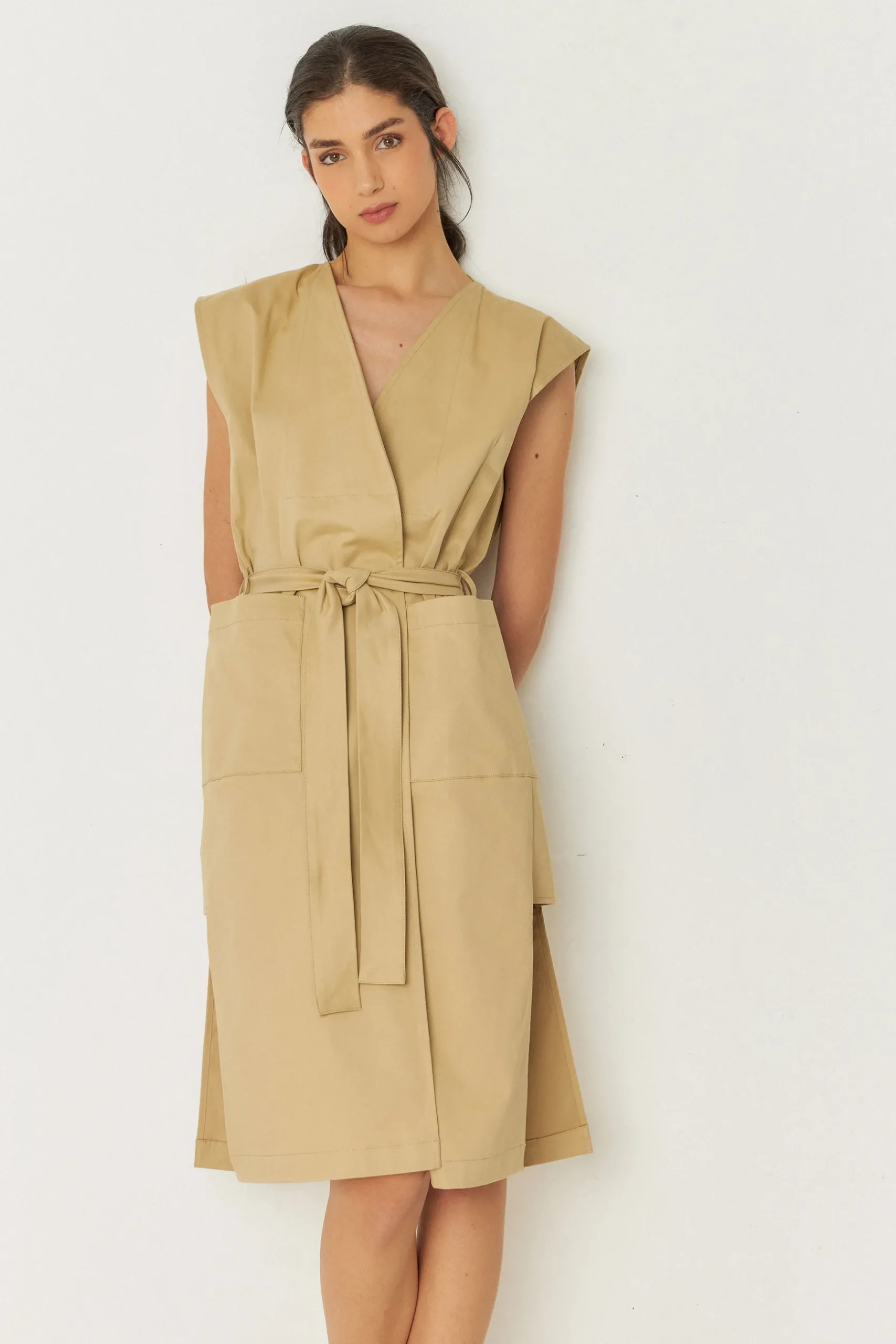 SKFK VESTIDO LURRA-GOTS ARENA Fashion