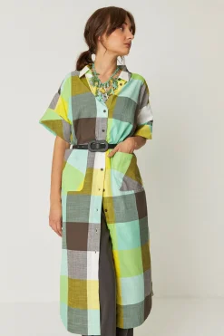 SKFK VESTIDO MAIZA-GOTS CHECKS New