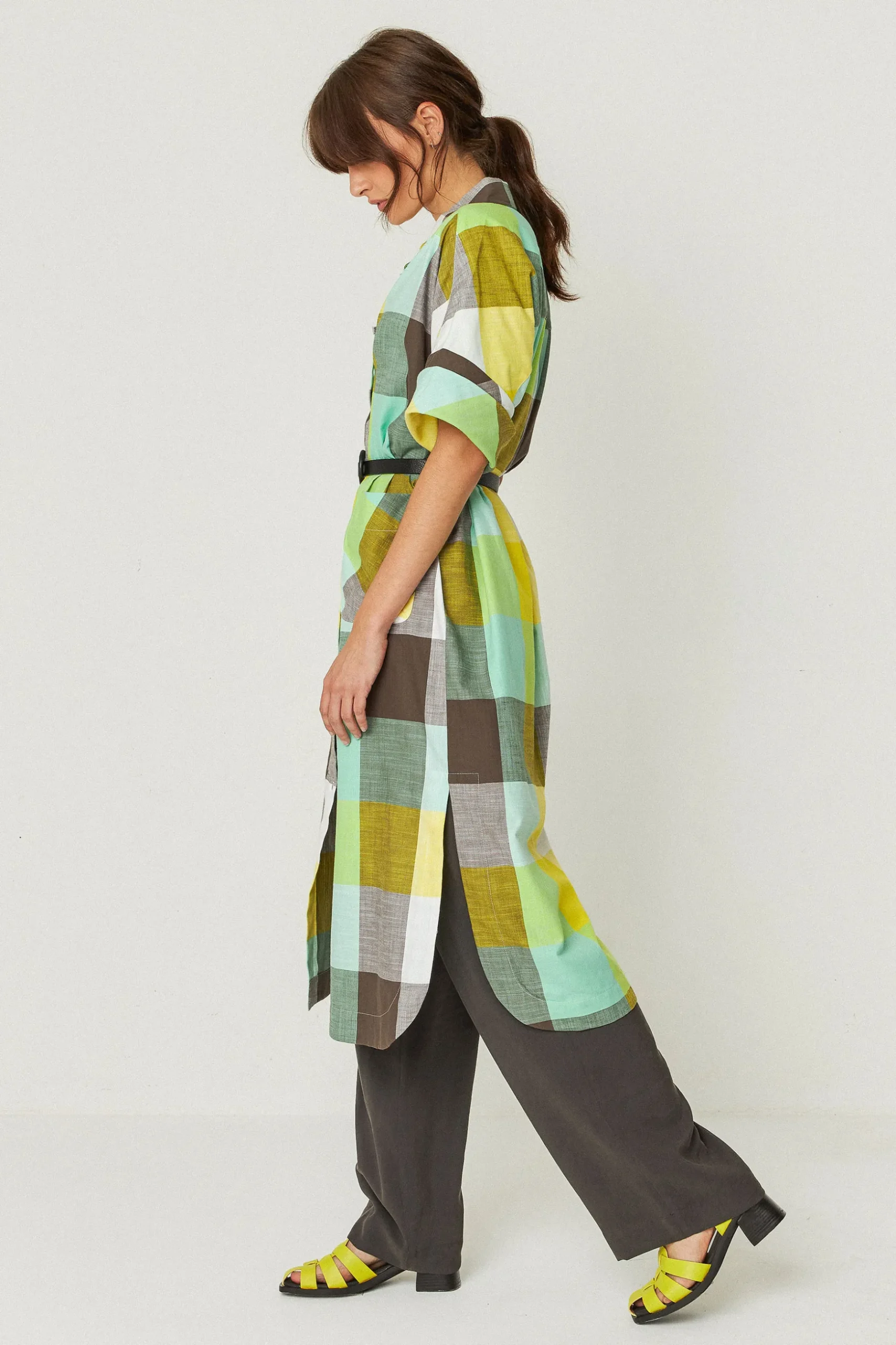 SKFK VESTIDO MAIZA-GOTS CHECKS New