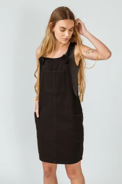 SKFK VESTIDO PINAFORE NEGRO Sale